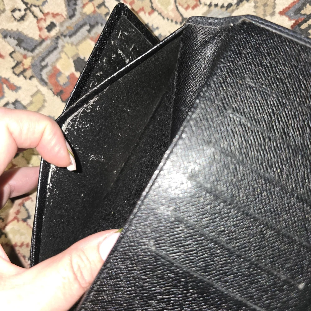 Louis Vuitton Black Tiaga Brazza Wallet